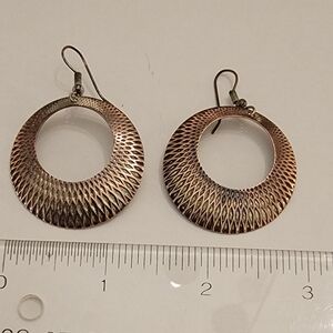 Copper Hoop Earrings